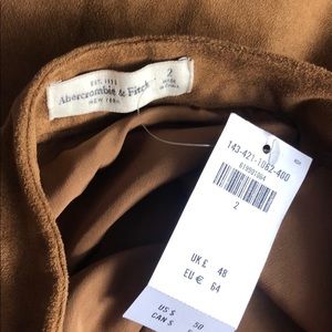 Abercrombie suede mini skirt